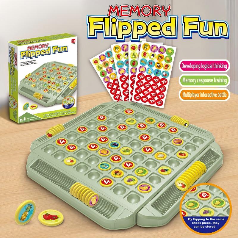 Board Game Flip 7 - Funny Fruit Flip Board Game,Memory Logic
