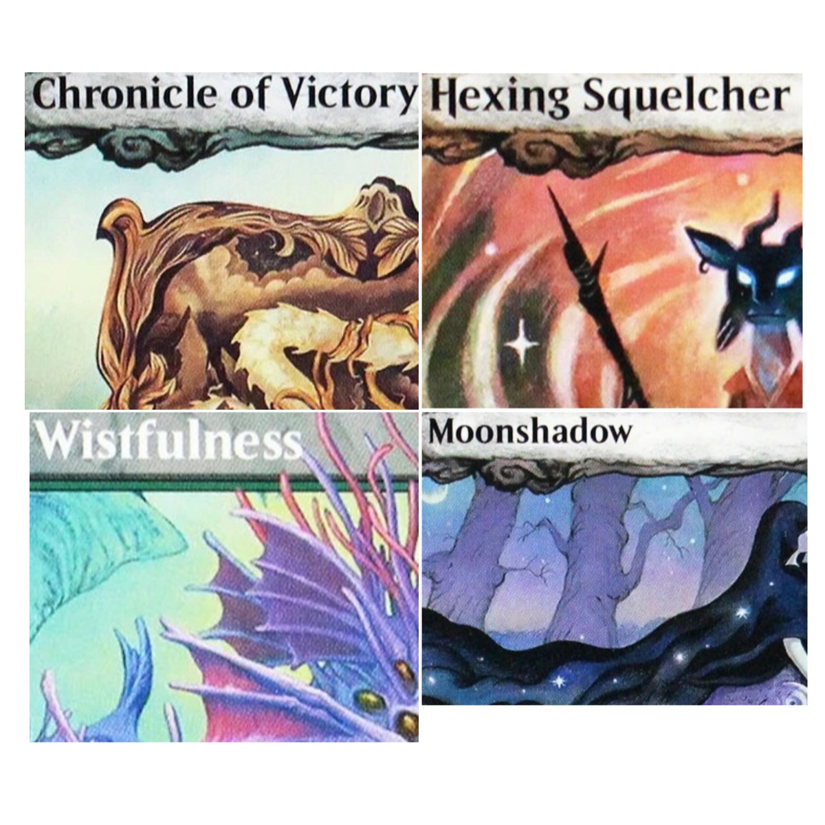 Board Game History - ECL 'Hexing Squelcher/Wistfulness/Vibrance' TCG M Proxy