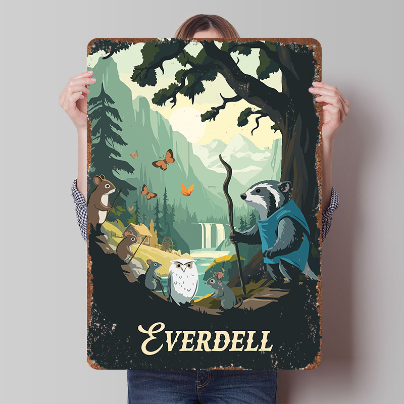Board Game Inspiration - Everdell Board Game Inspired Tinplate Poster