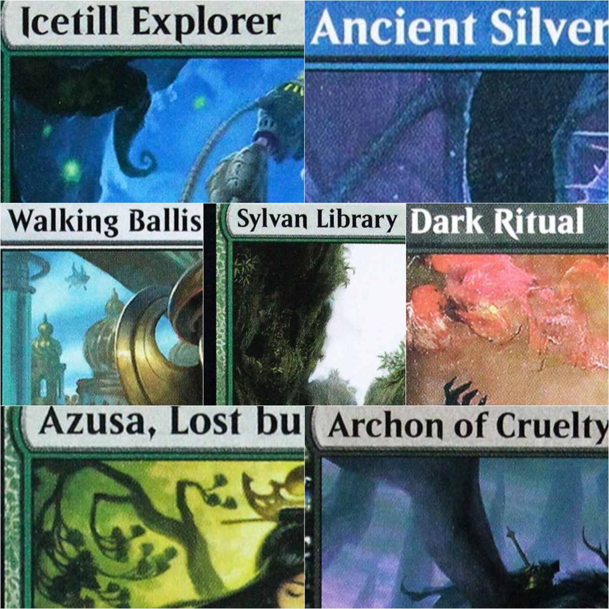 Board Game Vault - [Mana Vault/Icetill Explorer/Sylvan Library/Otawara,Soaring City] TCG