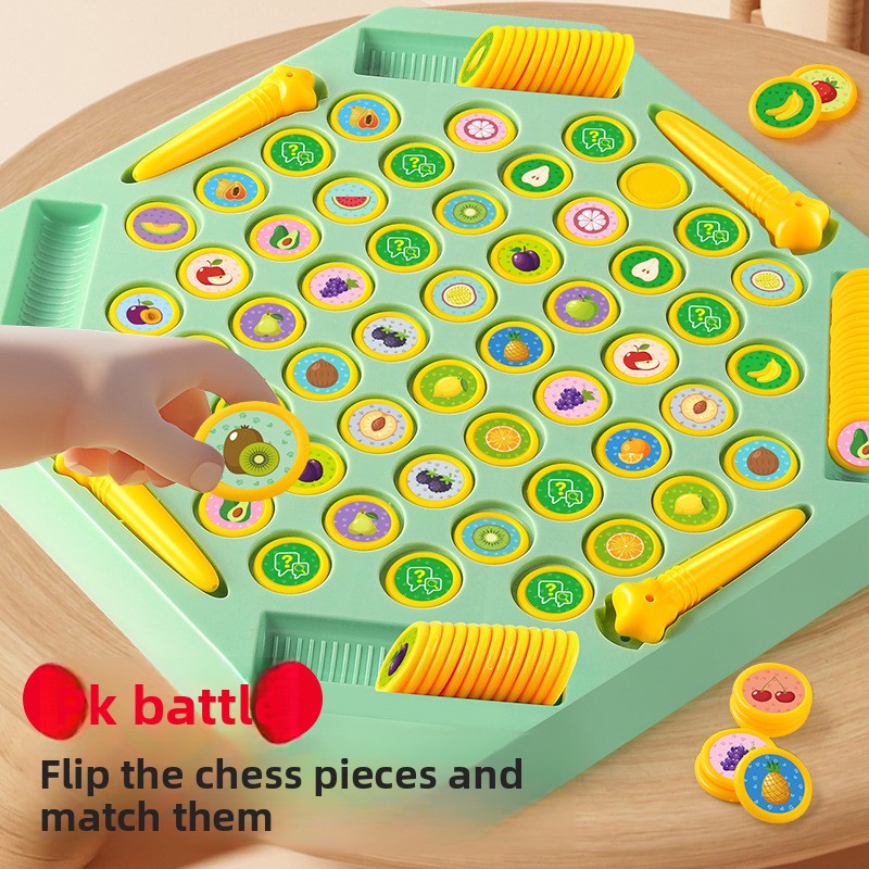 Board Game Flip 7 - Fruit Flip Memory Board Game Hand
