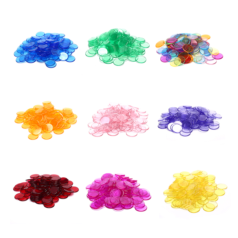 100pcs 19mm Plastic Poker Chip - Board Game Verdant review and price