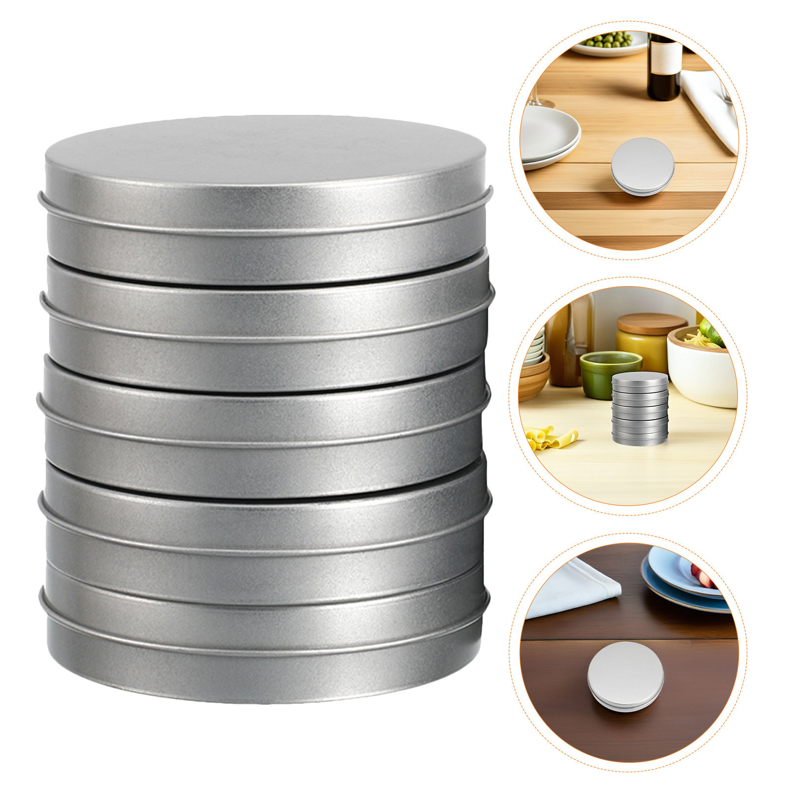 12Pcs Round Metal Candy Game B - Game Storage Box review and price
