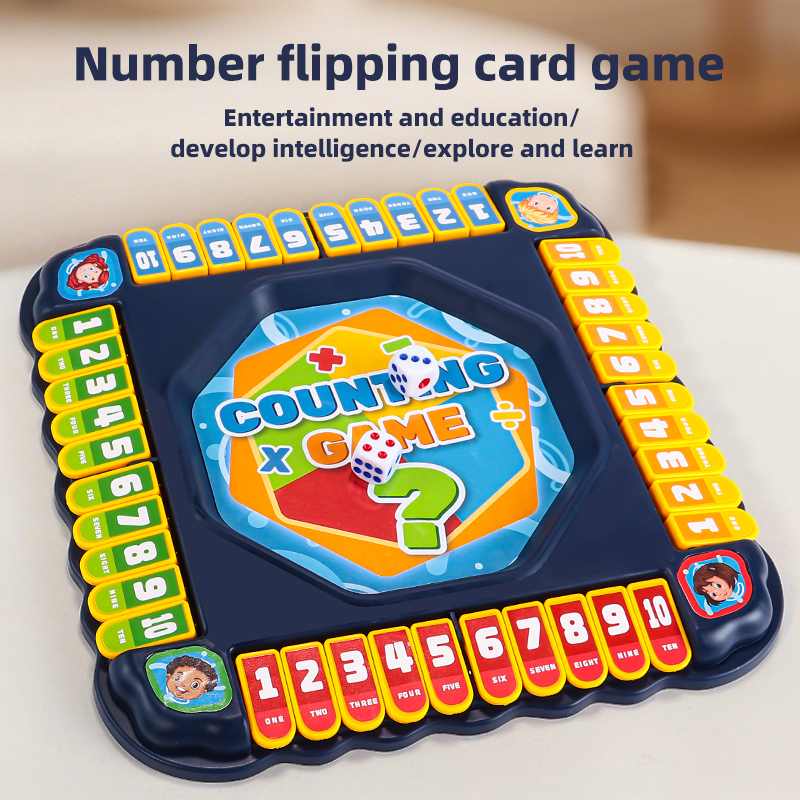 Blue Number Flip Tabletop Game - Board Game Recommendation review and price