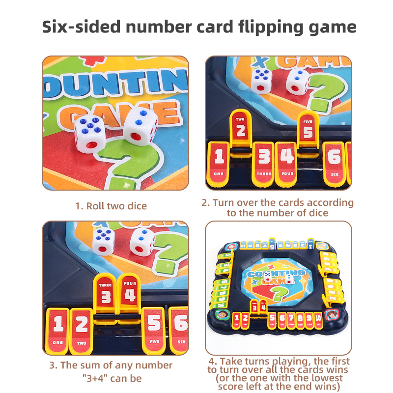 Blue Number Flip Tabletop Game - Board Game Recommendation review and price