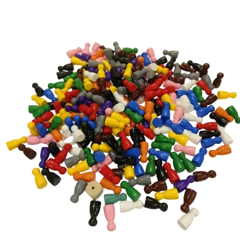 100 Pcs Colorful Wooden Chess  - Board Game Verdant review and price