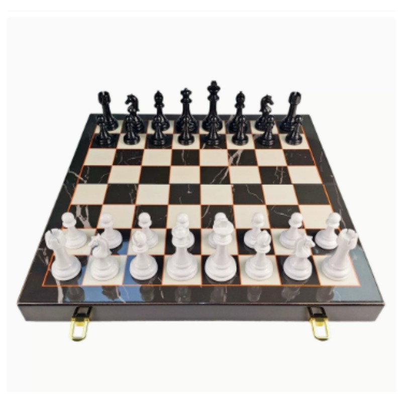 High-End Solid Wood Marble Pat - Game Storage Box review and price
