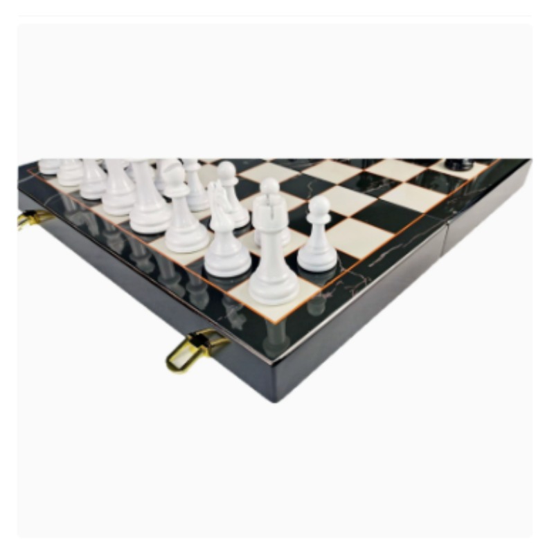 High-End Solid Wood Marble Pat - Game Storage Box review and price