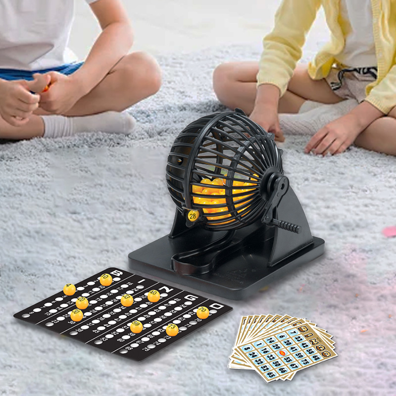 Bingo Lottery Machine Cage Swe - Board Game Electronic Table review and price