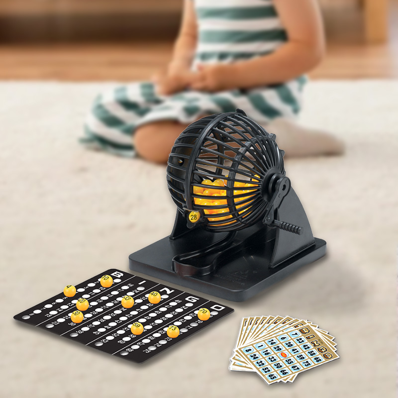 Bingo Lottery Machine Cage Swe - Board Game Electronic Table review and price