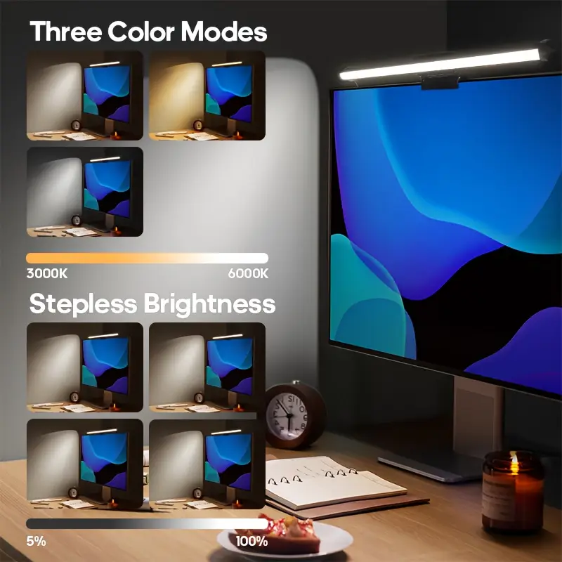 RGB Monitor Light Bar Strip Ey - Board Game Electronic Table review and price