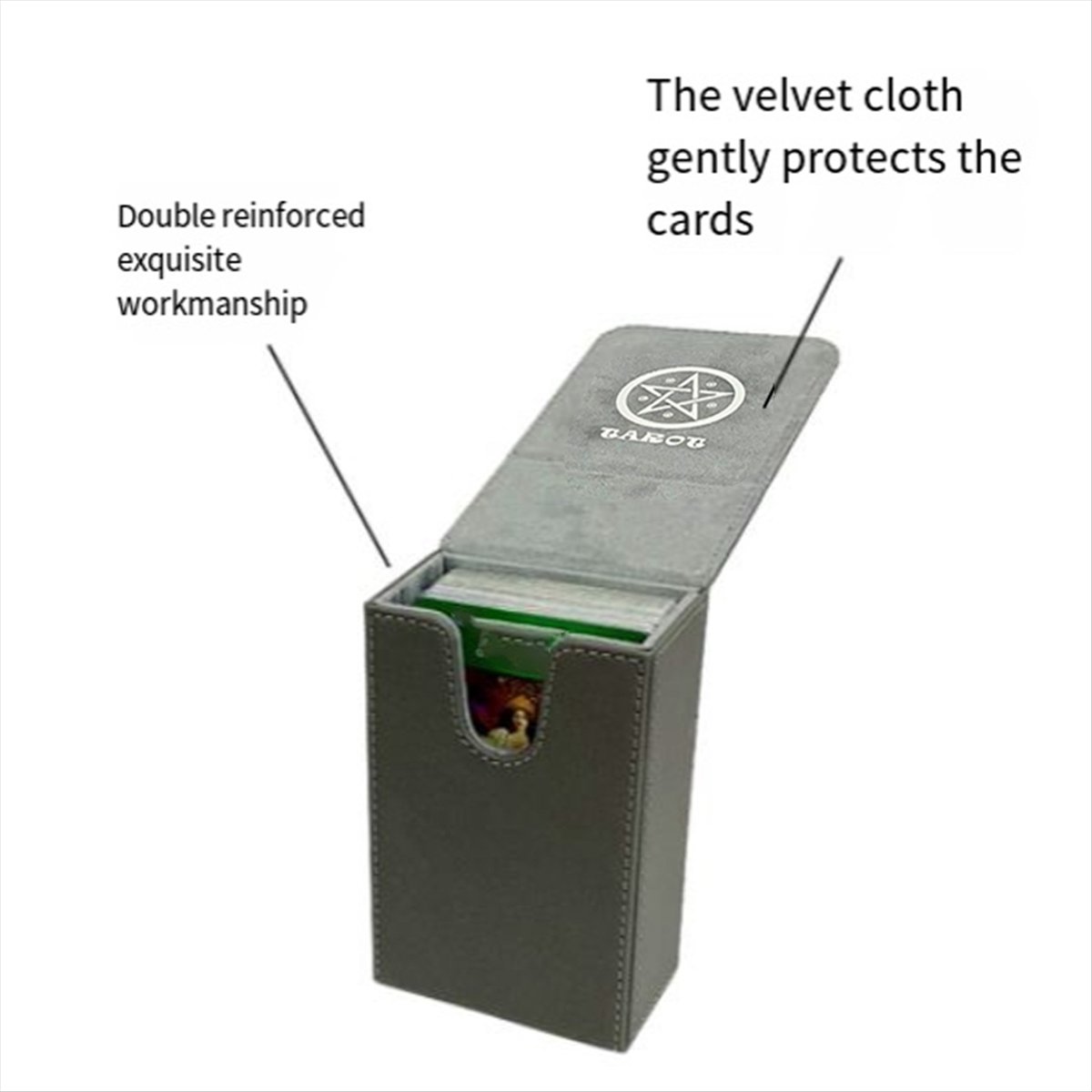ABST Black Red Pattern Tarot C - Game Storage Box review and price