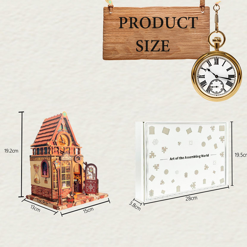 New Wooden Dollhouse Time Pavi - Miniature Terrain Set review and price