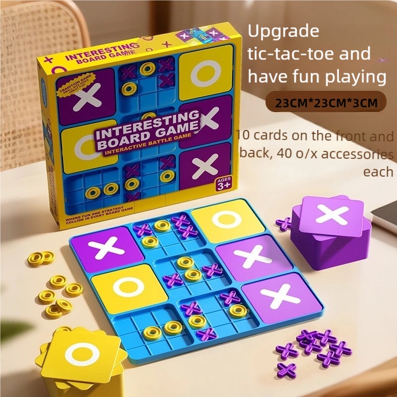 A Nine-Square Xo Tic-Tac-Toe B - Board Game Electronic Table review and price