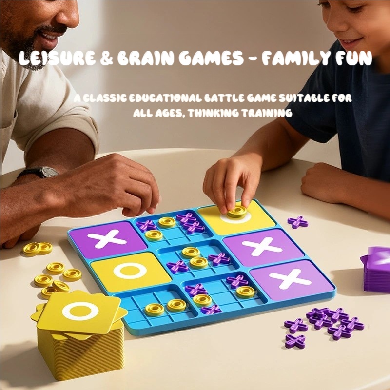 A Nine-Square Xo Tic-Tac-Toe B - Board Game Electronic Table review and price