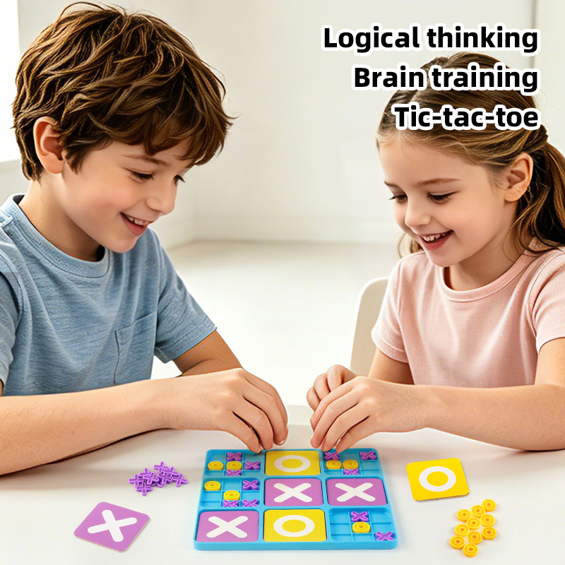 Colorful Battle Xo Tic-Tac-Toe - Board Game Quacks review and price