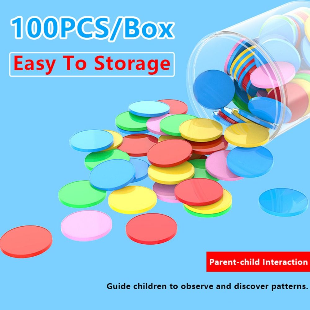 100pcs Plastic Counting Chips  - Board Game Verdant review and price