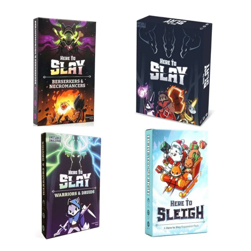 Here to Slay Here to Sleigh Ho - Board Game Here To Slay review and price