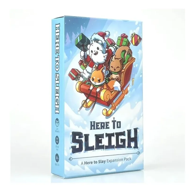 Here to Slay Here to Sleigh Ho - Board Game Here To Slay review and price