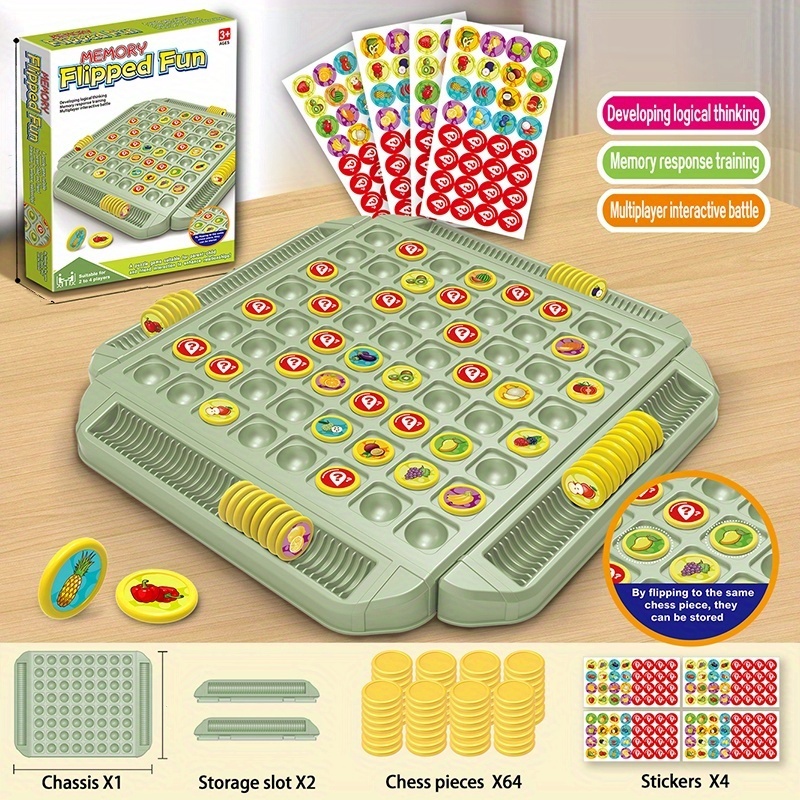 Educational Fruit Flip Memory  - Board Game Flip 7 review and price