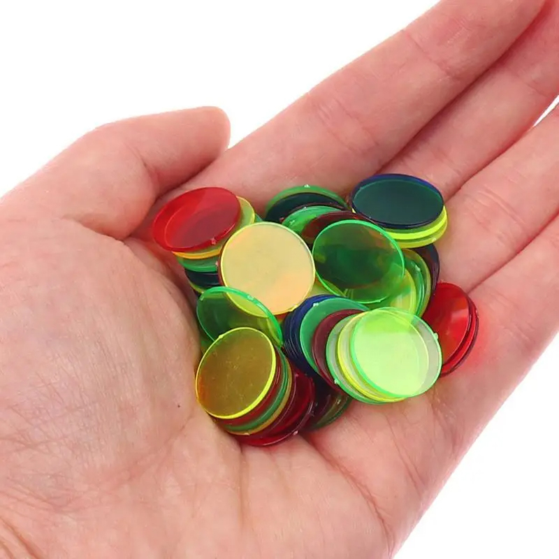 50/100/200pcs 19mm Chips Plast - Board Game Verdant review and price