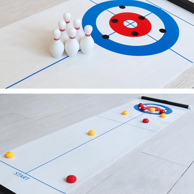 New Mini Curling&Bowling Table - Board Game Electronic Table review and price