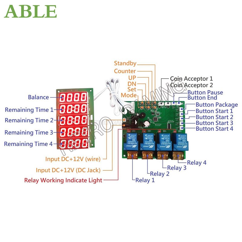 JY-215 Inbuilt Counter 4 Chann - Board Game Verdant review and price