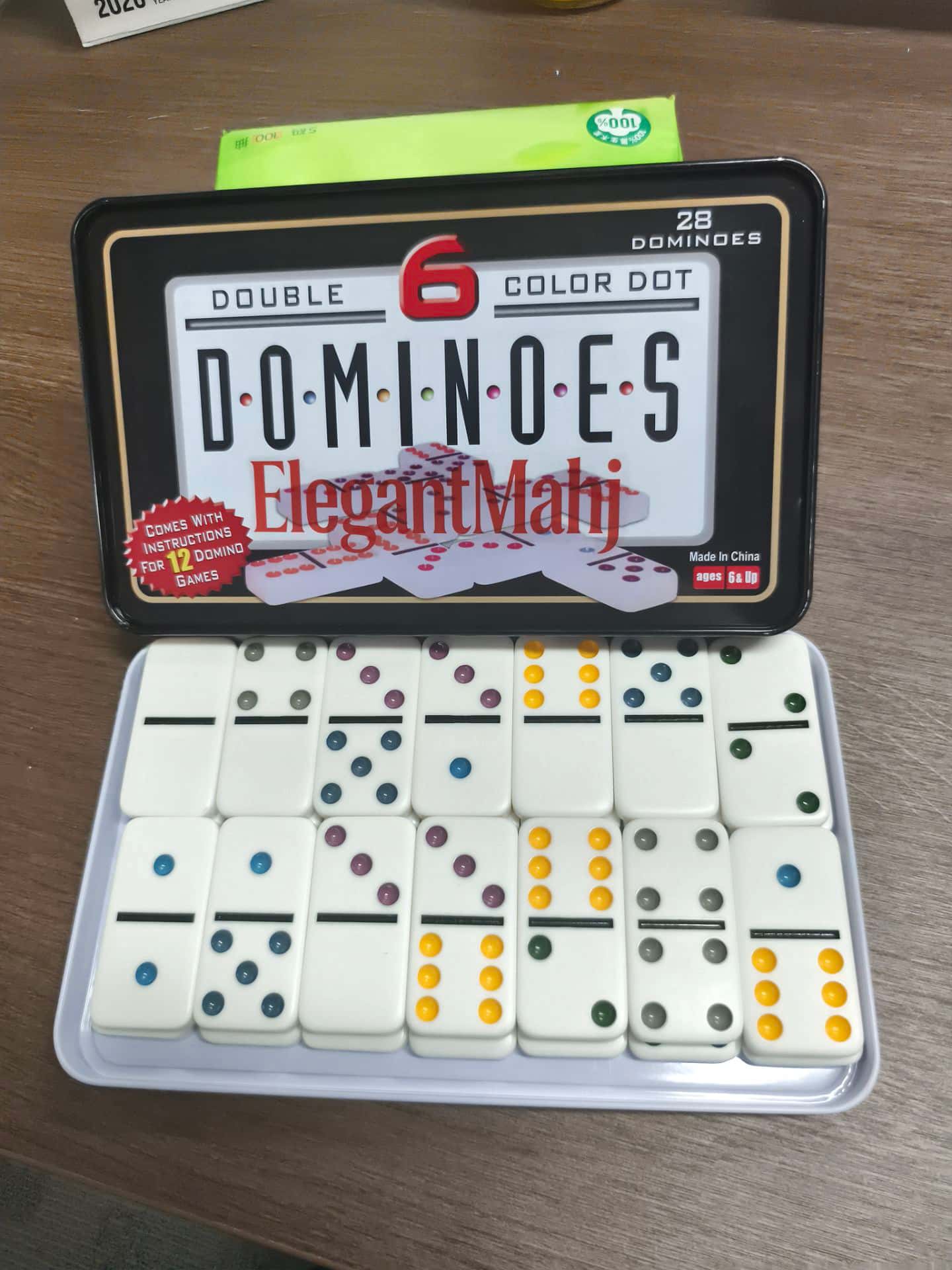 ElegantMahj Double Six Dominoe - Game Storage Box review and price