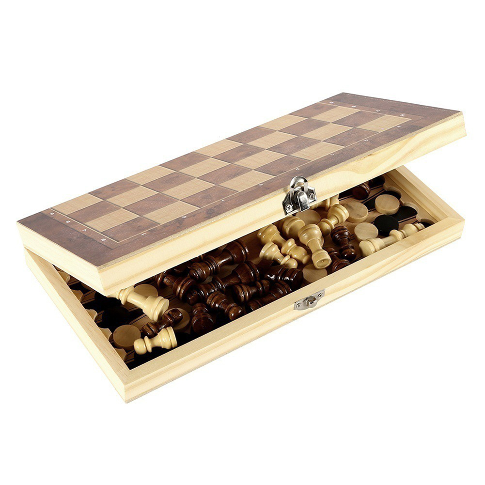 3 in 1 Chess Game Board Foldin - Board Game Quacks review and price